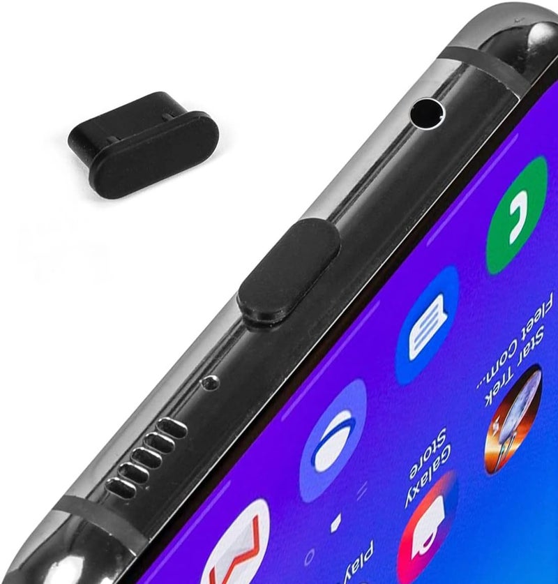 CaseBuy غطاء USB C، 10 حزمة من واقي منفذ الشحن من نوع C ضد الغبار لجهاز iPhone 17 16 15 Pro Max، Samsung Galaxy S24، S23، S22 Ultra S21 FE S20، Note 20، جميع أجهزة USB C و MacBook Laptop - Image 4